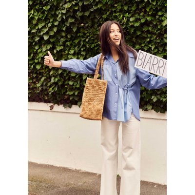 Chemise ample rayée en coton LA FEE MARABOUTEE