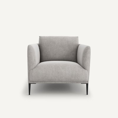 Sessel Oscar, Samt Stonewashed, Design by E. Gallina AM.PM