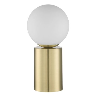 Lampe De Chevet Tactile Lobb Boule Verre Et Laiton Mat MILLUMINE