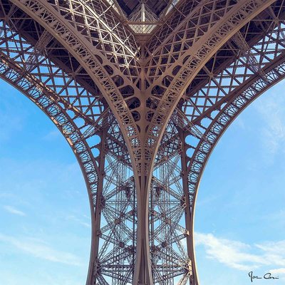 Tableau mural détails Tour Eiffel CEANOTHE