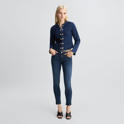 Veste en jean avec chaîne fantaisie LIU JO