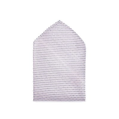 Pochette costume 100% soie motif rectangle 3D DRAEGER PARIS