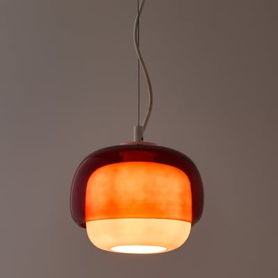 Hanglamp in gekleurd glas, Ø21,5 cm, Kinoko LA REDOUTE INTERIEURS