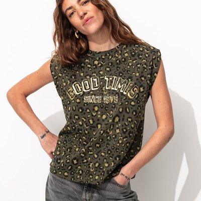 T-shirt léopard PROMOD