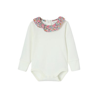 Body évolutif col en tissu Liberty ENVIE DE FRAISE