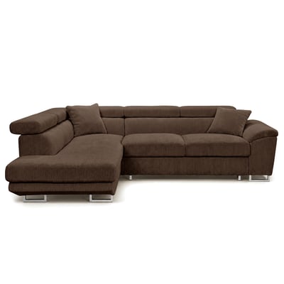 Canapé d'angle gauche 5 places convertible, BAOJI BEST MOBILIER