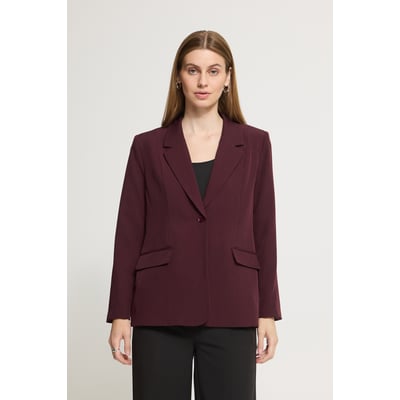 Blazer col tailleur, manches longues, coupe droite ICHI