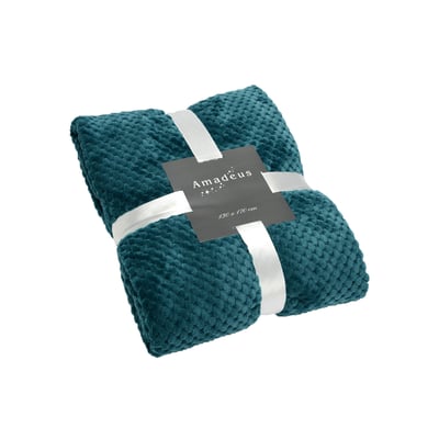 Plaid damier 1170 Lagon AMADEUS