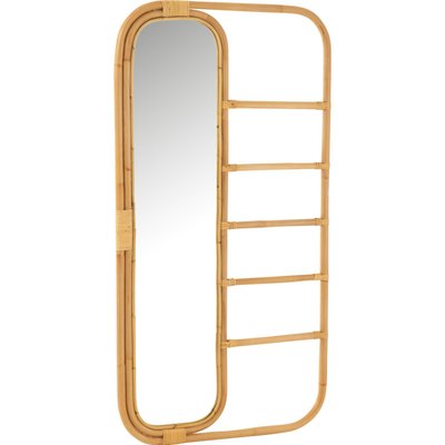Miroir échelle en rotin naturel style bohème élégant RECOLLECTION