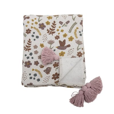 Plaid enfants coton recyclé  Kristine BLOOMINGVILLE