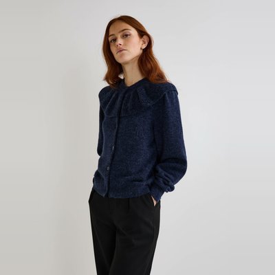 Cardigan col collerette contenant de l'alpaga MONOPRIX