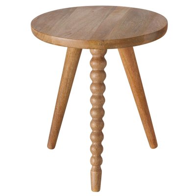 Table d'appoint ronde en bois de manguier 35x35x40cm WADIGA