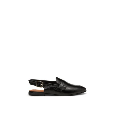 Mocassin slingback en cuir de vache raffiné MARC O'POLO
