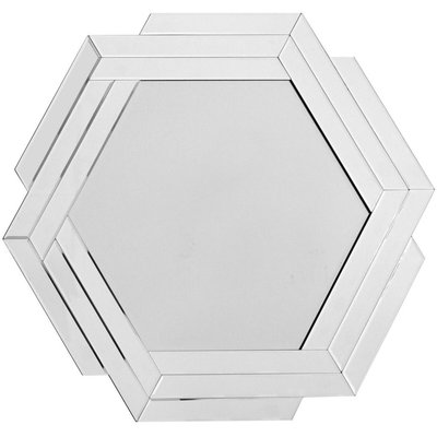 Miroir mural en métal hexagonal Artemis ARTE ESPINA