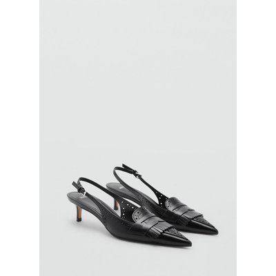 Chaussures talon franges MANGO