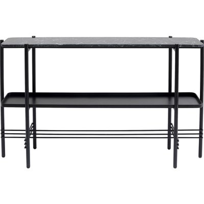 Console en acier et marbre, BENNET KARE DESIGN
