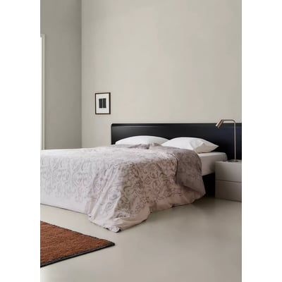 Housse de couette percale de coton imprimé décoratif lit 150/160 cm MANGO HOME