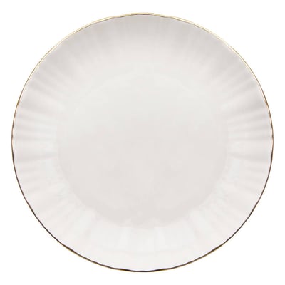 Assiette à pain ronde en porcelaine DAPHNE ATMOSPHERA