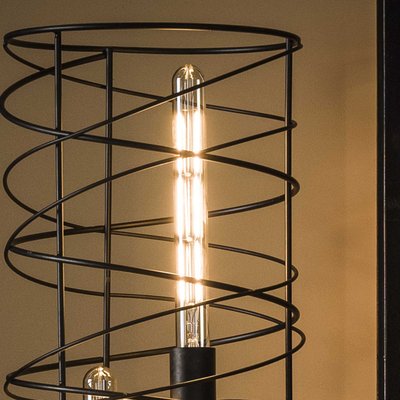 Ampoule tube 30 cm ambré LED filament lumière chaude (E27) PIER IMPORT