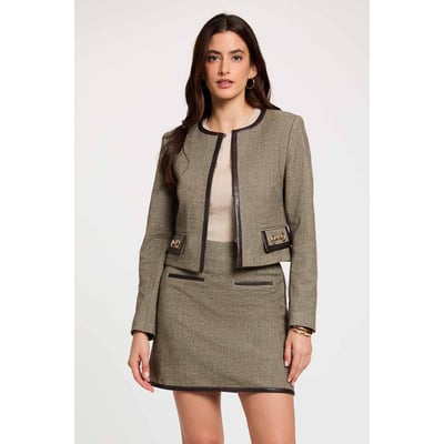 Veste droite cropped MORGAN