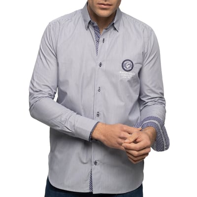 Chemise rayée manches longues COMPANY SHILTON