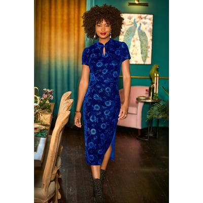 Robe Imprimée en Velours Liliana JOE BROWNS