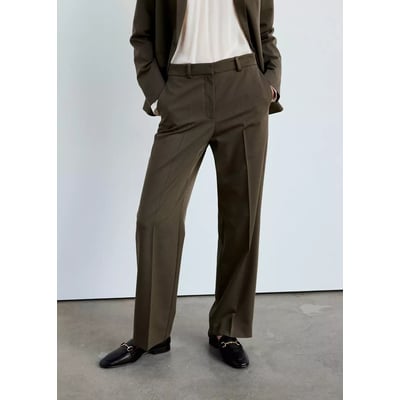 Pantalon droit costume MANGO
