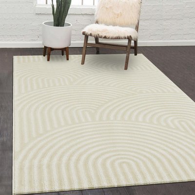 Tapis salon et chambre tissé motif géométrique LUNKIN UN AMOUR DE TAPIS
