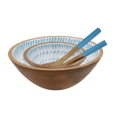 Set de 2 saladiers + couverts, KYOTO ARTIME