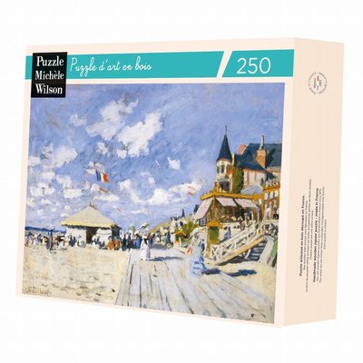 Sur les planches de Trouville Monet PUZZLE MICHELE WILSON