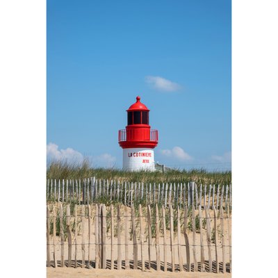 Tableau Sur Toile Phare Rouge CEANOTHE
