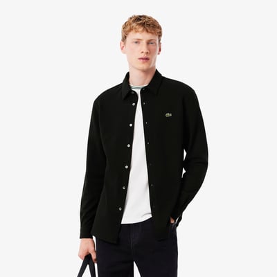 Chemise slim fit Piqué de coton LACOSTE