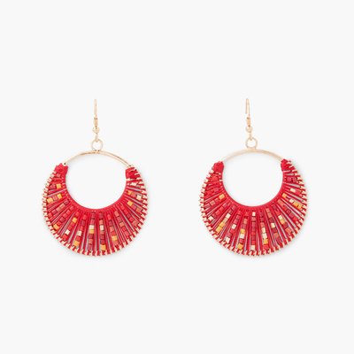 Boucles d'oreilles pendantes Lake Malawi BALABOOSTE