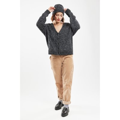 Gilet boutonné en laine et alpaga ARMOR-LUX