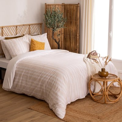 Housse de couette 260x240 + 2 taies coton ISAO ATMOSPHERA