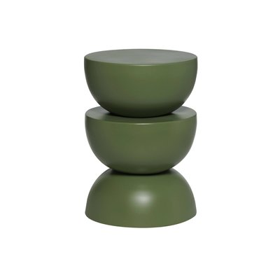 Table d'appoint, bout de canapé, table de chevet métal Ø32 x H46,5cm COUMBA SWEEEK