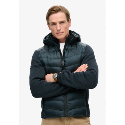 Veste bi-matière à capuche SUPERDRY
