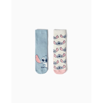 Lot de 2 chaussettes antidérapantes en éponge avec Stitch ZIPPY