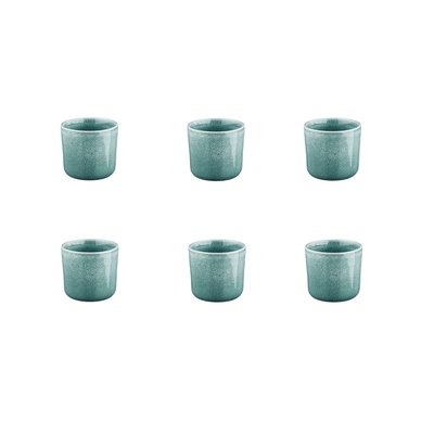Lot de 6 mugs en grès, MAGMA BJORN