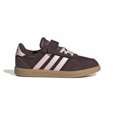 Baskets en cuir BREAKNET SLEEK ADIDAS SPORTSWEAR