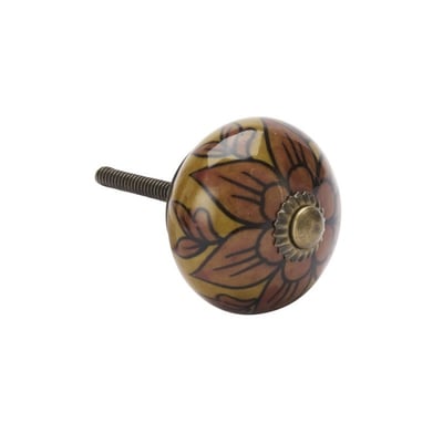 Bouton pour meuble céramique floral MADAM STOLTZ