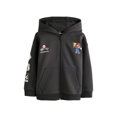Sweat à capuche zippé mario NEXT