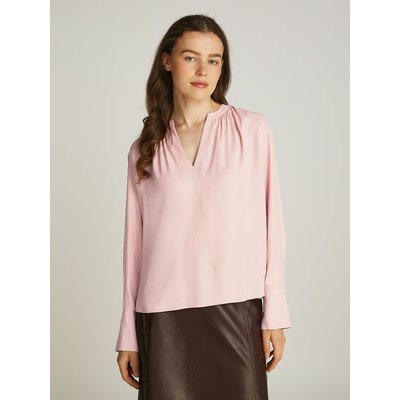 Langärmelige Bluse mit V-Ausschnitt TOMMY HILFIGER