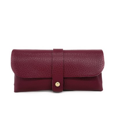 Etui à lunettes en cuir grainé LUMOS OH MY BAG