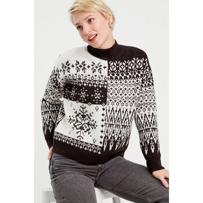 Pull col montant et sequins CACHE CACHE
