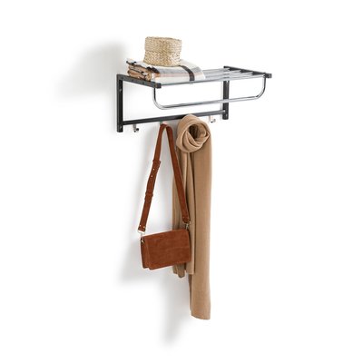 De wandplank met hangstaaf in staalmetaal, Senef SO'HOME