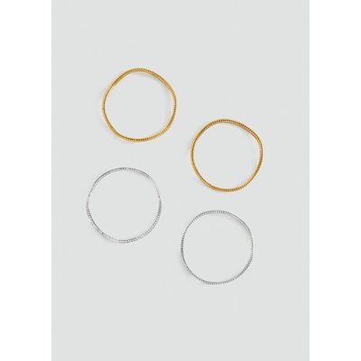 Set bracelets métal MANGO TEEN