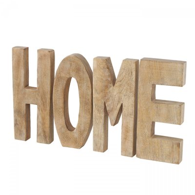 Lettres Décoratives en Bois à Poser HOME WADIGA