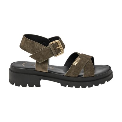 Sandales Plates Cuir Tihasued LES TROPEZIENNES PAR M BELARBI
