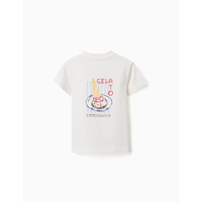 T-shirt en coton avec imprimé Gelato You&Me ZIPPY